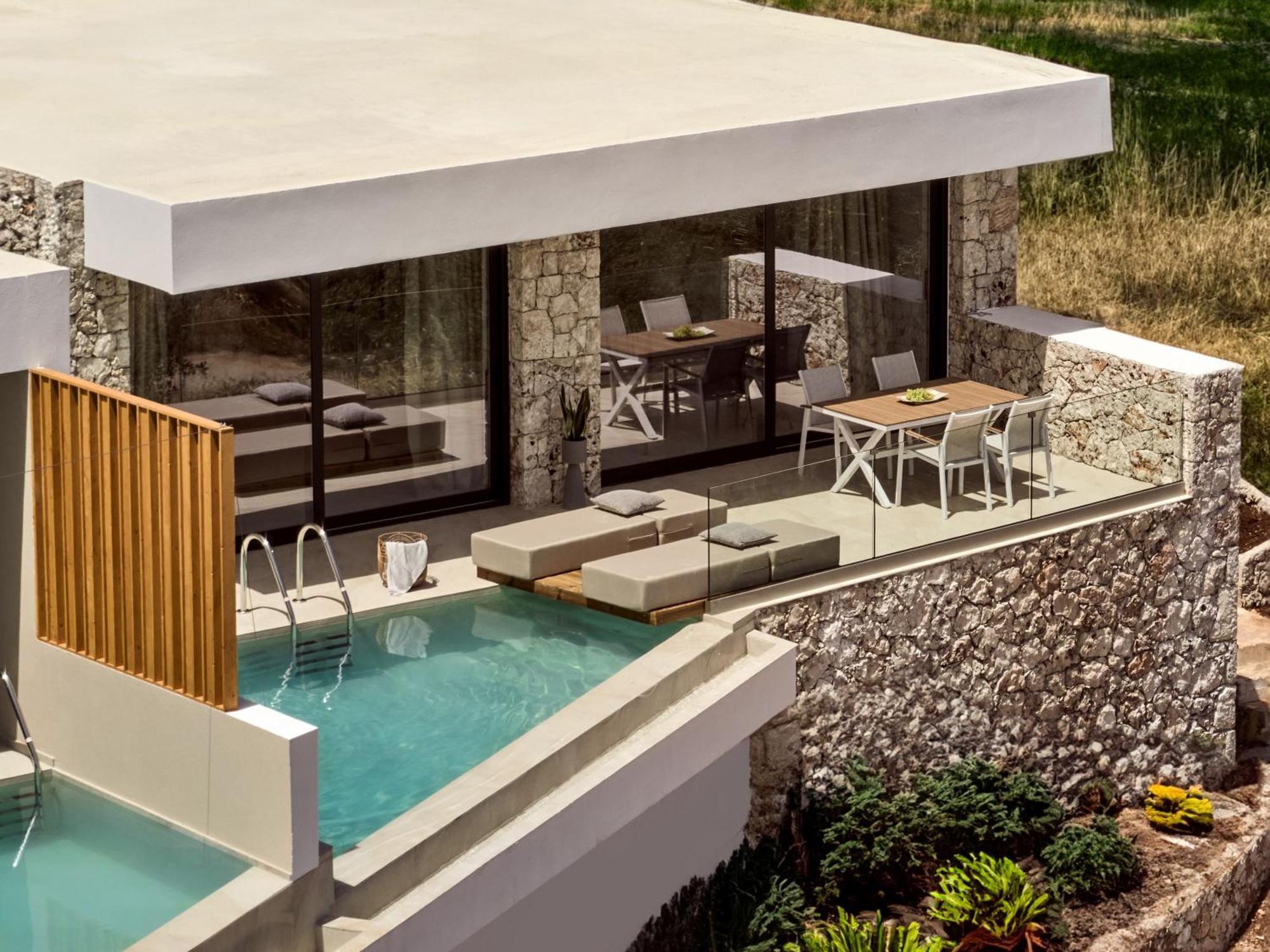 The Sall Suites Complex B - Iconic Sea Views, By Zantewize アギオス・ニコラオス エクステリア 写真